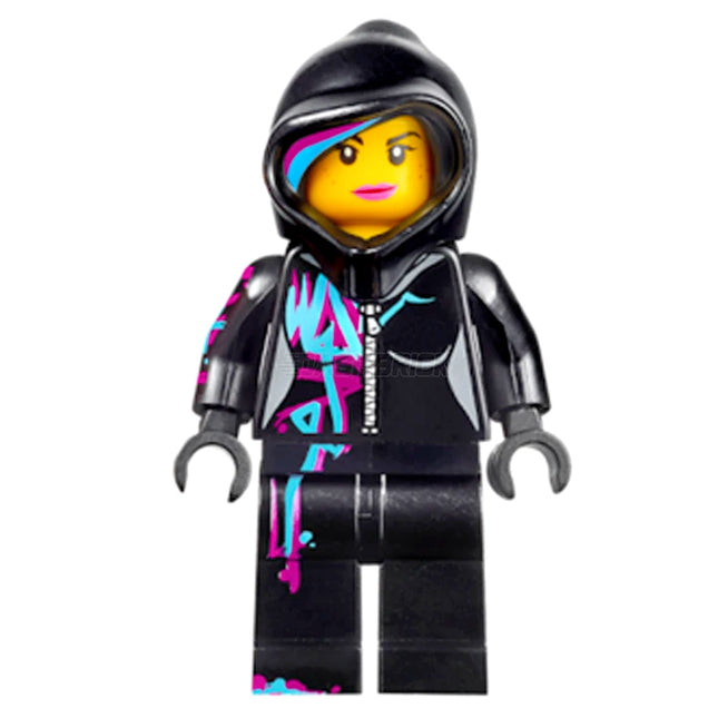 LEGO Minifigure - Lucy Wyldstyle - Closed Mouth, Hood Up (2014) [The LEGO Movie]