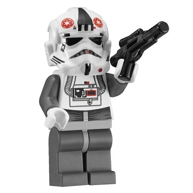LEGO Minifigure - AT-AT Driver - Red Imperial Logo, Black Head, Stormtrooper Type 2 Helmet (2010) [STAR WARS]