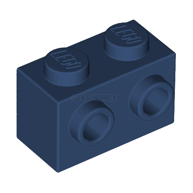 LEGO Brick, Modified 1 x 2 with Studs on One Side, Dark Blue [11211] 6135606