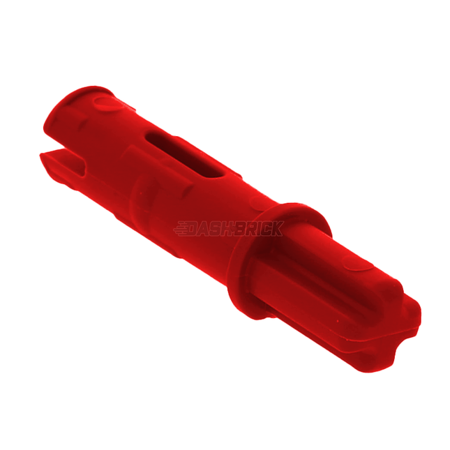 LEGO Technic, Axle 1L with Pin 2L with Friction Ridges, Red [11214] 6209519