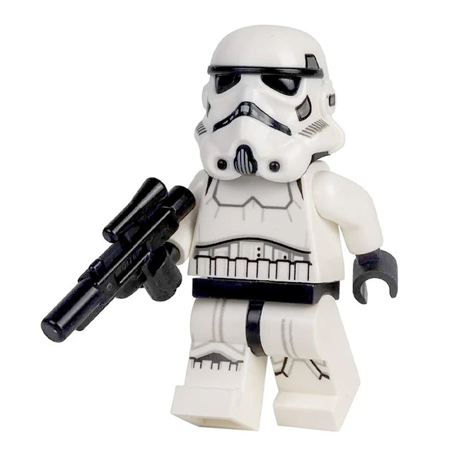 LEGO Minifigure - Imperial Stormtrooper - Male, Dual Molded Helmet, Light Nougat Head, Frown, Episode 4/5/6 (2016) [STAR WARS]