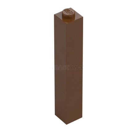 LEGO Brick 1 x 1 x 5, Solid Stud, Reddish Brown [2453b] 4226966