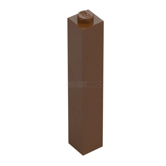 LEGO Brick 1 x 1 x 5, Solid Stud, Reddish Brown [2453b] 4226966