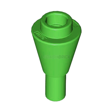 LEGO Cone 1 x 1 Inverted with Bar, Bright Green [11610] 6331087