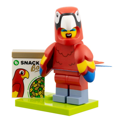 LEGO Collectable Minifigures - Parrot Costume Fan (12 of 12) [Series 28] Animal Series
