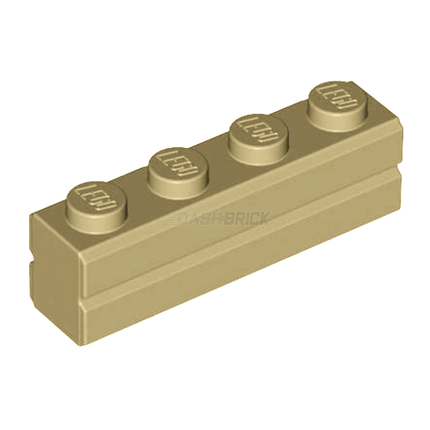 LEGO Bricks 1 x 4, Masonry/Brick Profile, Tan [15533] 6232136