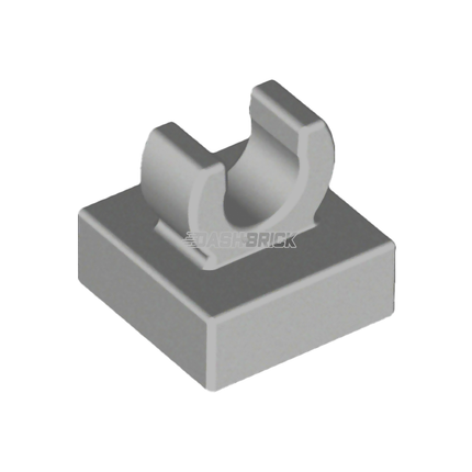 LEGO Tile, Modified 1 x 1 with Open O Clip, Light Grey [15712] 6071229