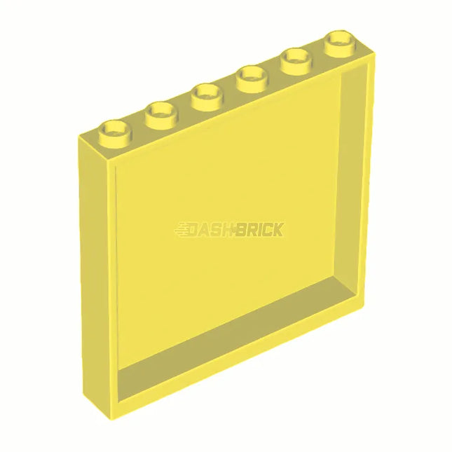 LEGO Wall/Panel 1 x 6 x 5, Bright Light Yellow [59349] 6309939