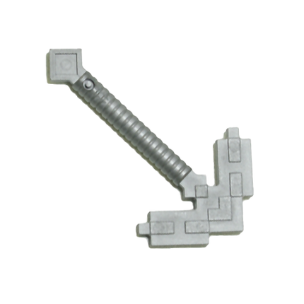 LEGO Minifigure Accessory - Pickaxe Pixelated (Minecraft), Flat Silver [18789]