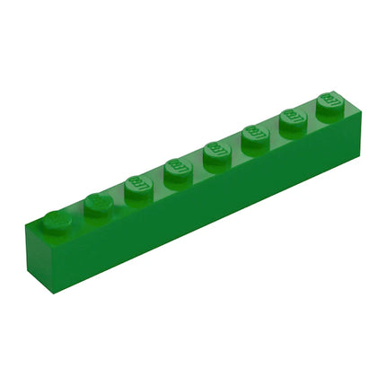 LEGO Brick, 1 x 8, Green [3008] 4143953