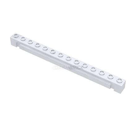LEGO Brick, Modified 1 x 14 with Channel, White [4217] 6381738