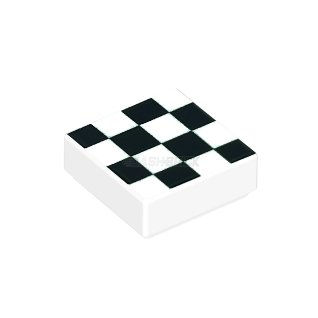 LEGO Minifigure Accessory - "Finisher" Sign, Checkmark (1 x 1 Tile) [3070b]