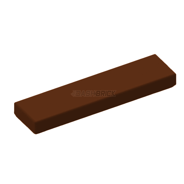 LEGO Tile 1 x 4, Reddish Brown [2431] 4211194