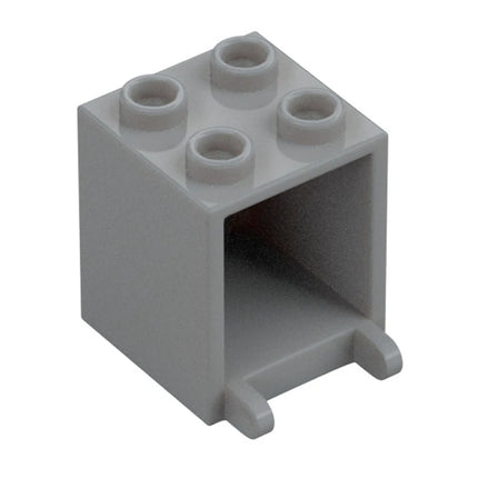 LEGO Container, Box, Letterbox, Mailbox, Cupboard 2 x 2 x 2, Light Grey [4345] 30060 4211491