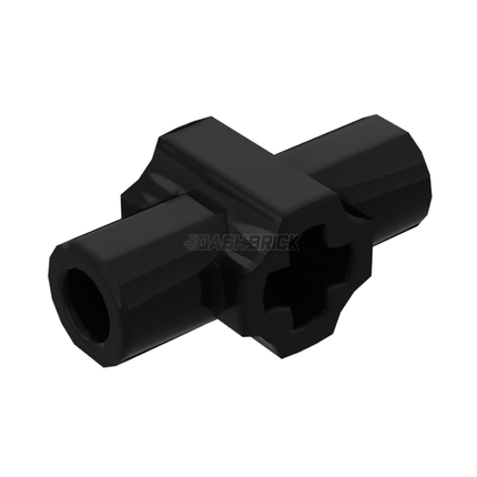 LEGO Technic, Axle Connector Hub with Two Bar Holders Perpendicular (Lightsaber Hilt), Black [24122] 6280097