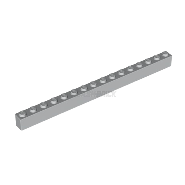 LEGO Brick, 1 x 16, Light Grey [2465]