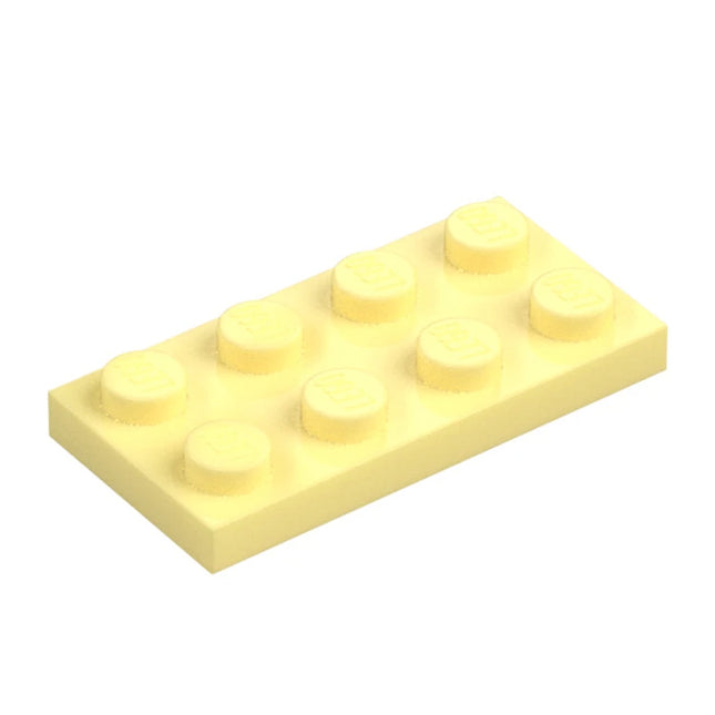 LEGO Plate, 2 x 4, Bright Light Yellow [3020] 6296524