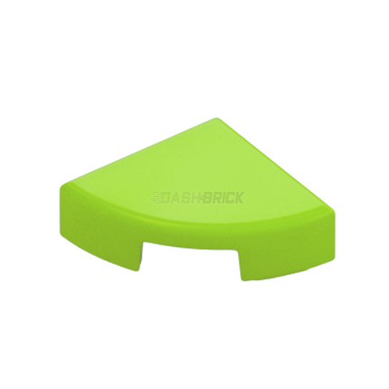 LEGO Tile, Round 1 x 1 Quarter, Round Corner, Lime Green [25269] 6211875