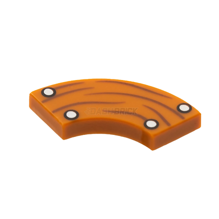 LEGO Minifigure Accessory - Wood Plank, Curved, Nails [27925pb007] 6349165