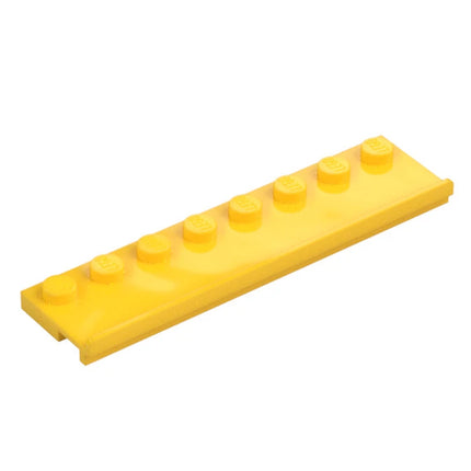 LEGO Plate, Modified 2 x 8 with Door Rail, Yellow [30586] 6267053