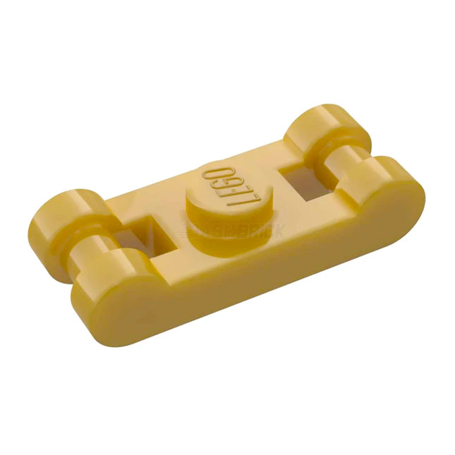 LEGO Plate, Modified 1 x 1 with Bar Handles on Ends, Pearl Gold [78257] 6372470