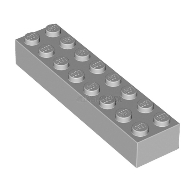LEGO Brick 2 x 8, Light Grey [3007]