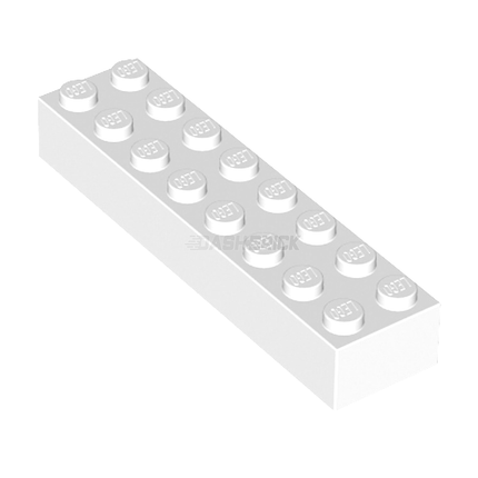 LEGO Brick 2 x 8, White [3007]