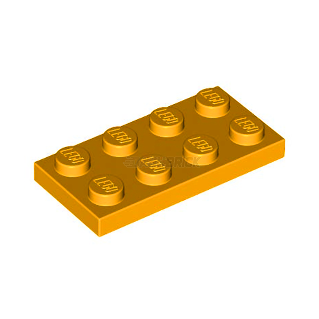LEGO Plate 2 x 4, Bright Light Orange [3020]