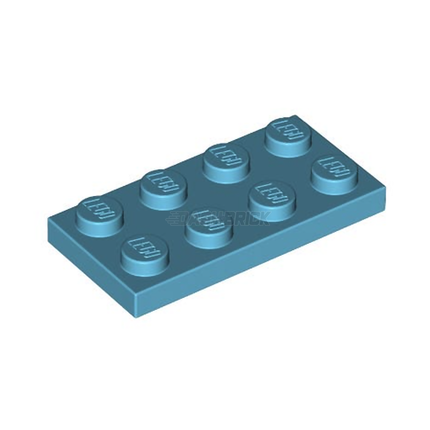LEGO Plate 2 x 4, Medium Azur [3020]