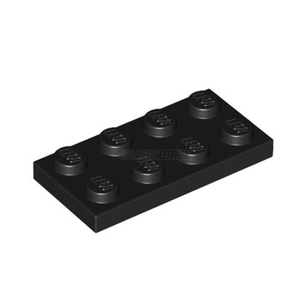 LEGO Plate 2 x 4, Black [3020] 302026