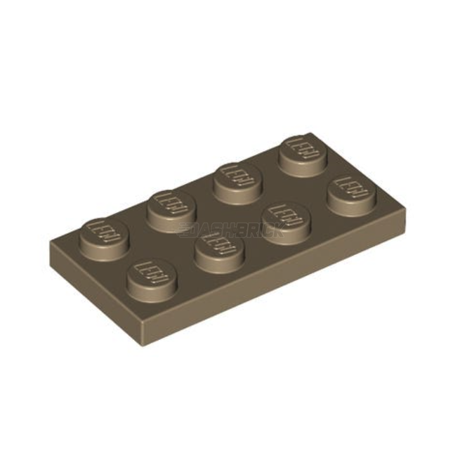 LEGO Plate 2 x 4, Dark Tan [3020] 4267874