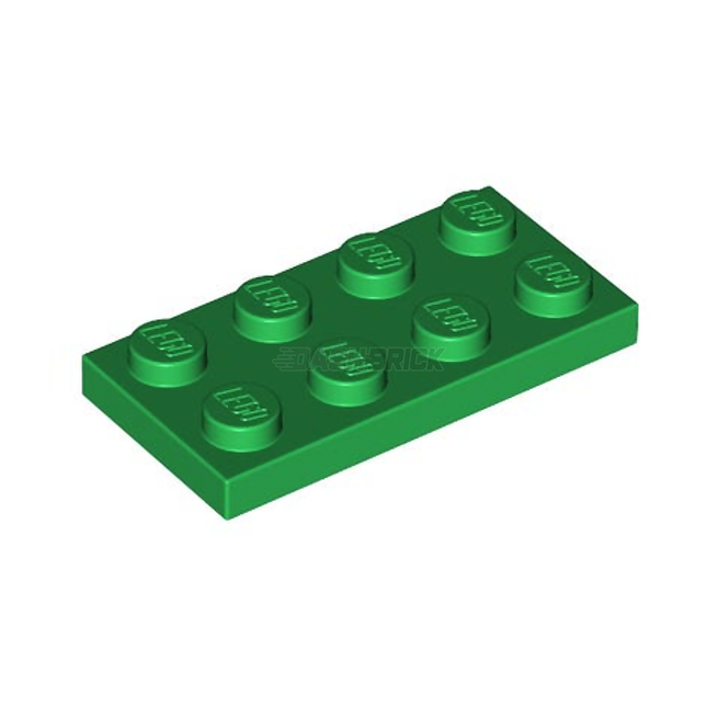LEGO Plate 2 x 4, Green [3020] 302028