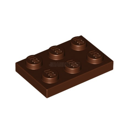 LEGO Plate, 2 x 3, Reddish Brown [3021] 4211189