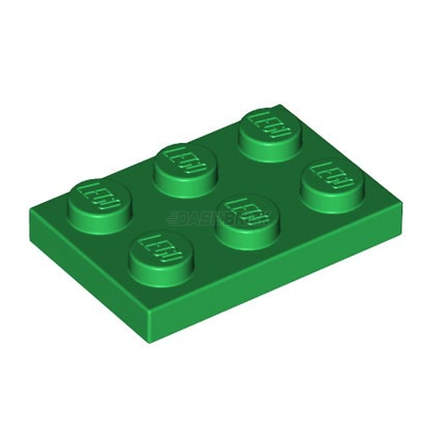 LEGO Plate, 2 x 3, Green [3021] 302128