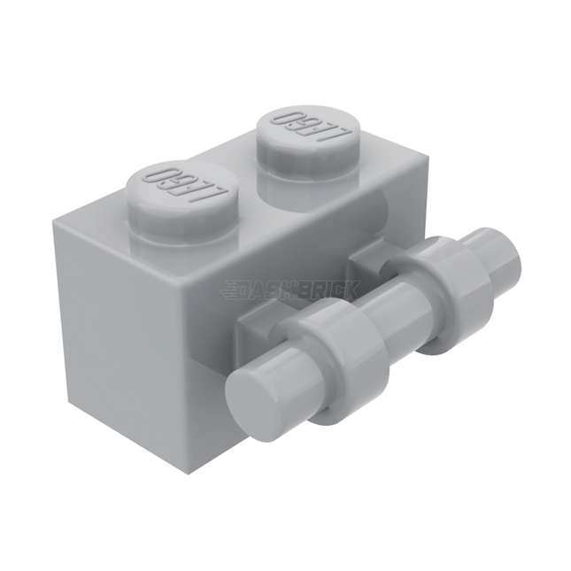 LEGO Brick, Modified 1 x 2 with Handle, Light Grey [30236] 4211580