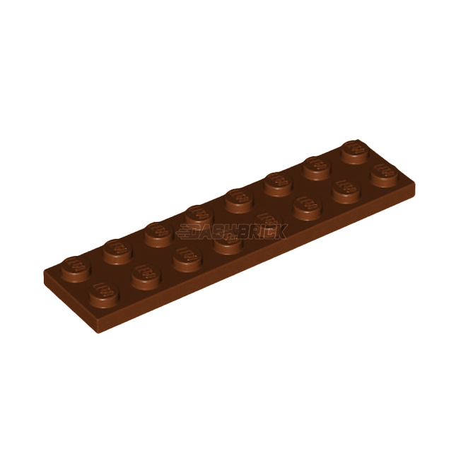 LEGO Plate 2 x 8, Reddish Brown [3034] 4211211