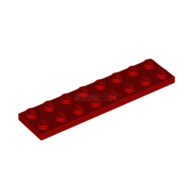 LEGO Plate 2 x 8, Red [3034]