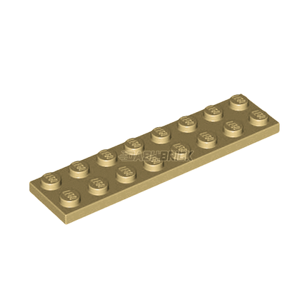 LEGO Plate 2 x 8, Tan [3034] 4113988