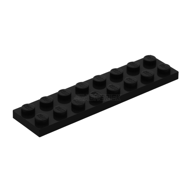 LEGO Plate, 2 x 8, Black [3034] 303426