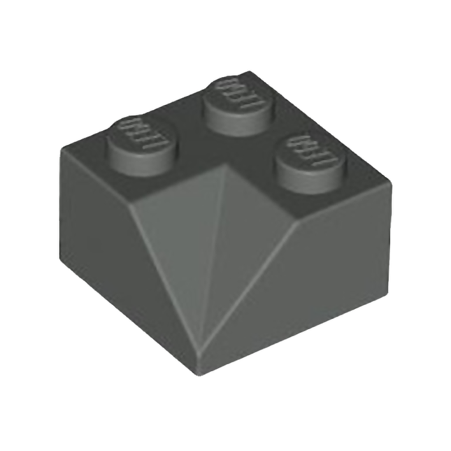 LEGO Slope 45 2 x 2 Double Concave, Dark Grey [3046] 6477380