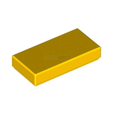LEGO Tile 1 x 2, Yellow [3069b] 306924