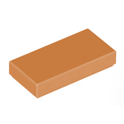 LEGO Tile 1 x 2, Medium Nougat [3069b] 6021997