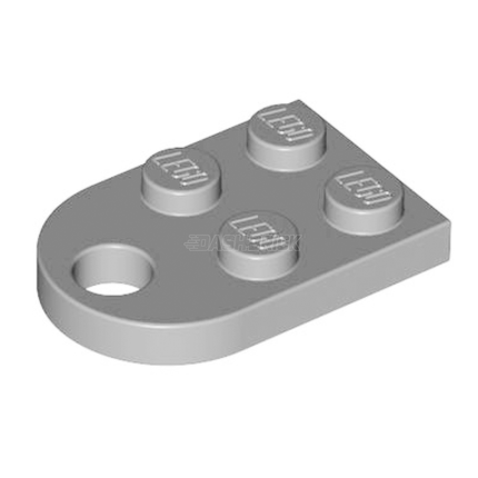 LEGO Plate, Modified 2 x 3 with Hole, Light Grey [3176] 4211419