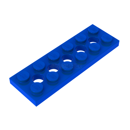 LEGO Technic, Plate 2 x 6 with 5 Holes, Blue [32001] 4114027