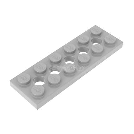LEGO Technic, Plate 2 x 6 with 5 Holes, Light Grey [32001] 4211542