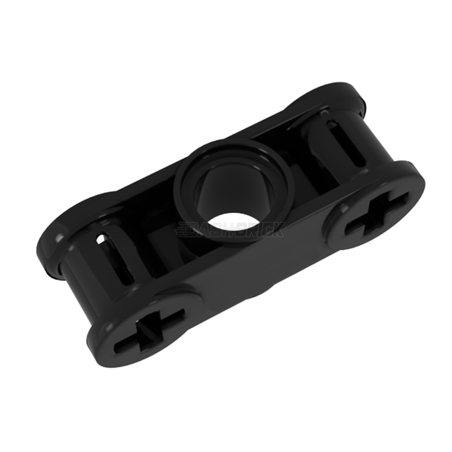 LEGO Technic, Axle and Pin Connector Perpendicular 3L with Center Pin Hole, Black [32184] 6276951