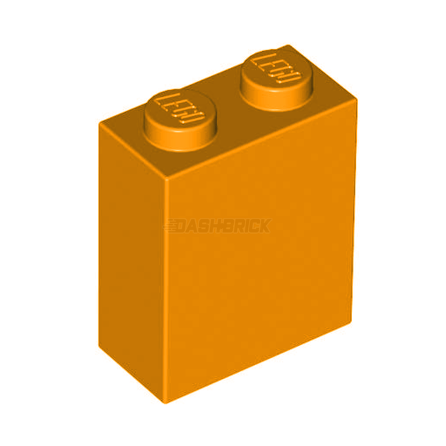LEGO Brick 1 x 2 x 2, Inside Stud Holder, Orange [3245c]
