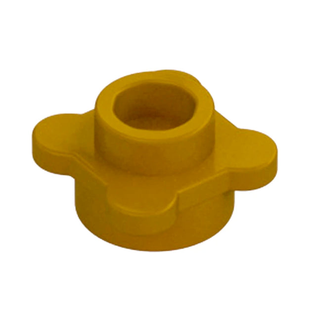 LEGO Plant Flower, Small Plate, Round 1 x 1, 4 Petals, Pearl Gold [33291] 28573 6170577