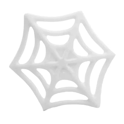 LEGO Minifigure Accessory - Weapon Web Effect, Medium Web with Bar on back, Spider-Man, White [36083c]