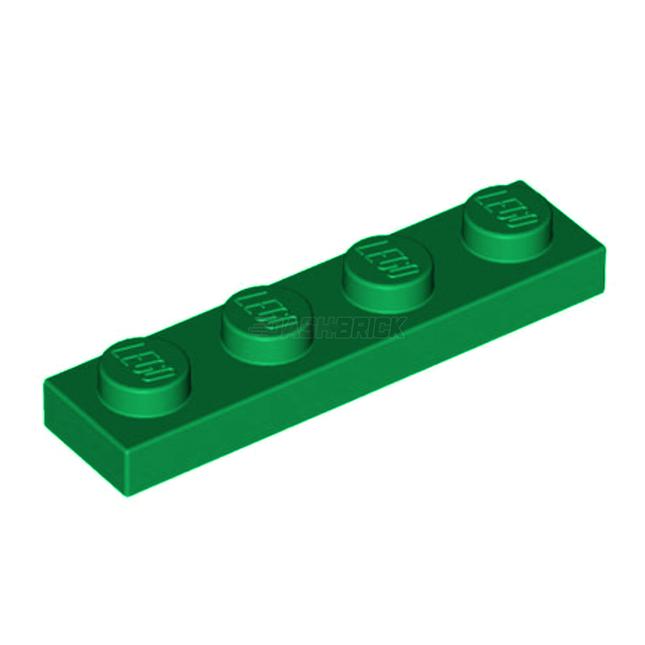 LEGO Plate, 1 x 4, Green [3710] 371028